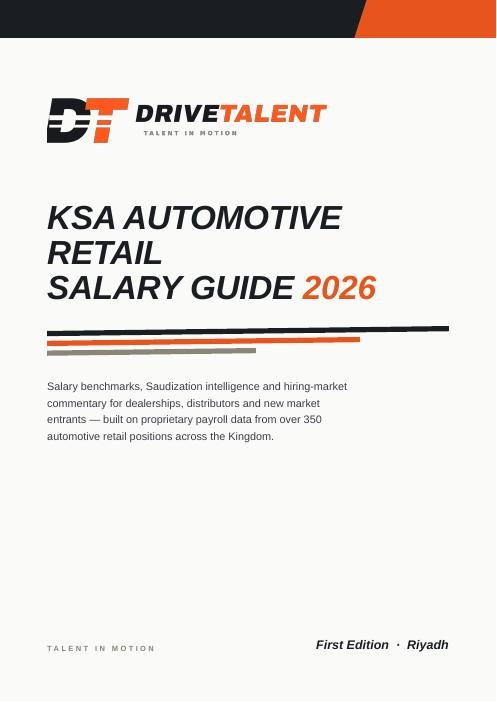 Cover of the KSA Automotive Retail Salary Guide 2026